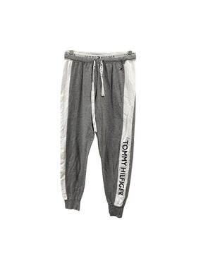 Tommy Hilfiger Gray Jogger Sweatpants Side Logo Size Small